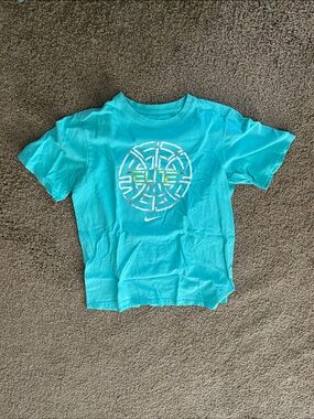 Nike Kids' Turquoise 'Elite' Graphic Tee